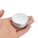 24Pcs 25G Aluminum Round Empty Jar Tin Screw Top Lid Cosmetic Sample Storage Container