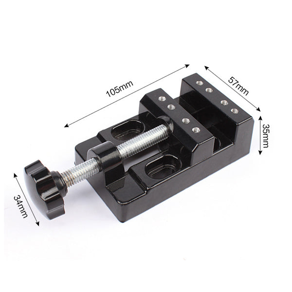 MYTEC 57mm Adjustable Mini Jaw Bench Clamp Drill Press Vice Opening Parallel Table Vise DIY Sculpture