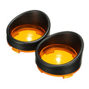 Turn Signal Bezels Lens Cover Visor Style Ring For Harley Davidson 3-Colors