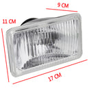 4x6Inch Rectangle Car Headlights with H4 Halogen Lamps 55W for Toyota Hilux Ute 1983-2003