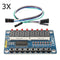 3Pcs TM1638 Chip Key Display Module 8 Bits Digital LED Tube AVR