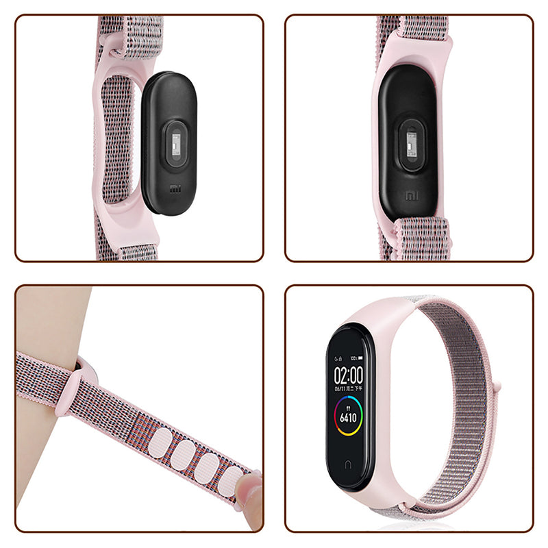 Bakeey Nylon Loopback Integrated Design Watch Band Strap for Xiaomi Mi Band 4&3