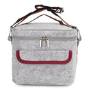 Insulated Thermal Cooler Lunch Storage Box Bag Tote Shoulder Strap Carry Picnic
