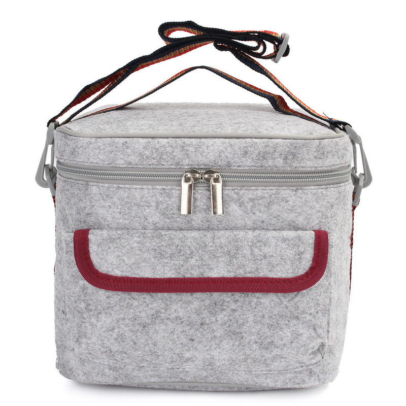 Insulated Thermal Cooler Lunch Storage Box Bag Tote Shoulder Strap Carry Picnic