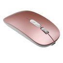 2.4 GHZ 800/1200/1600 DPI Wireless USB Charging Ultra-thin Office Mouse for PC Laptop.