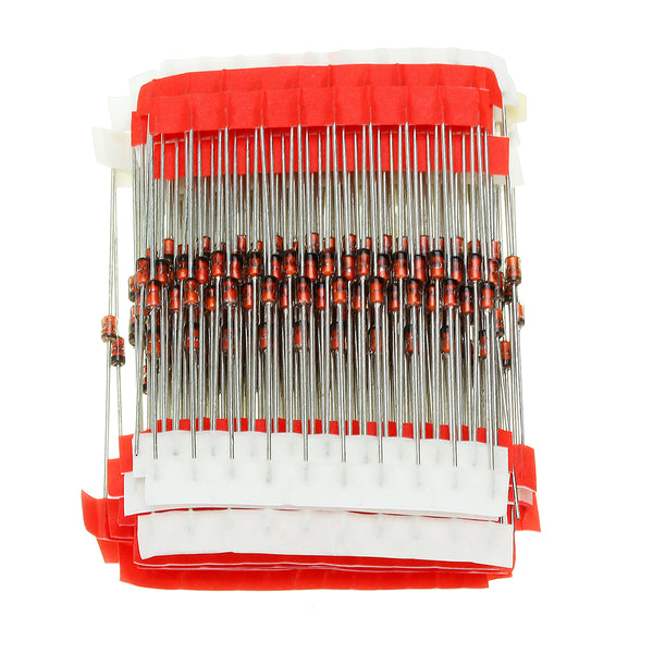 750 Pcs 25 Values 1W Zener Diode Assorted Kit 3V To 33V Assortment Kit