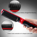 Quick Heated Beard Straightener Brush Multifunctional Hair Comb Curling Show