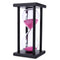 60 Minutes Sand Hourglass Timer Sandglass Countdown Timing Clock Timer Office Decorations Black Frame