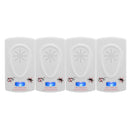 4Pcs Ultrasonic Animal Repeller Anti Mosquito Insect Repeller Mouse Cockroach AU/US/EU Plug