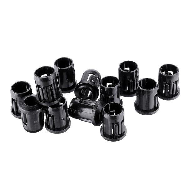 10pcs 5MM LED Holder Black Plastic Diode Lampshade Holder Clip Bezel Mount Light Case Cup Bezels Mounting Cases