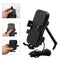 Dual USB Charger CS-344B2 Phone Holder 360 Rotation Stand For Motocycle Bike Rearview Holder For 4''-6.5'' Smart Phone