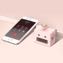 Mini Cartoon Robot Stereo Bass bluetooth Speaker With Mic Portable Hands-free Call