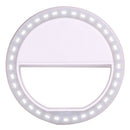 Portable LED Ring Flashlight Camera PhotographY-adapter For IPhone Mobile Phone