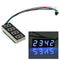 DC 7-30V Digital LED Clock For Car Truck Motorcycle Motor 24 Hour Time