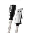Bakeey 3A 3 in 1 Type C Micro USB LED Light Elbow Magnetic Fast Charging Data Cable For Huawei P30 Pro Mate 30 5G Xiaomi Mi9 9Pro 5G Redmi Note 5 7A  S10+ Note 10 5G