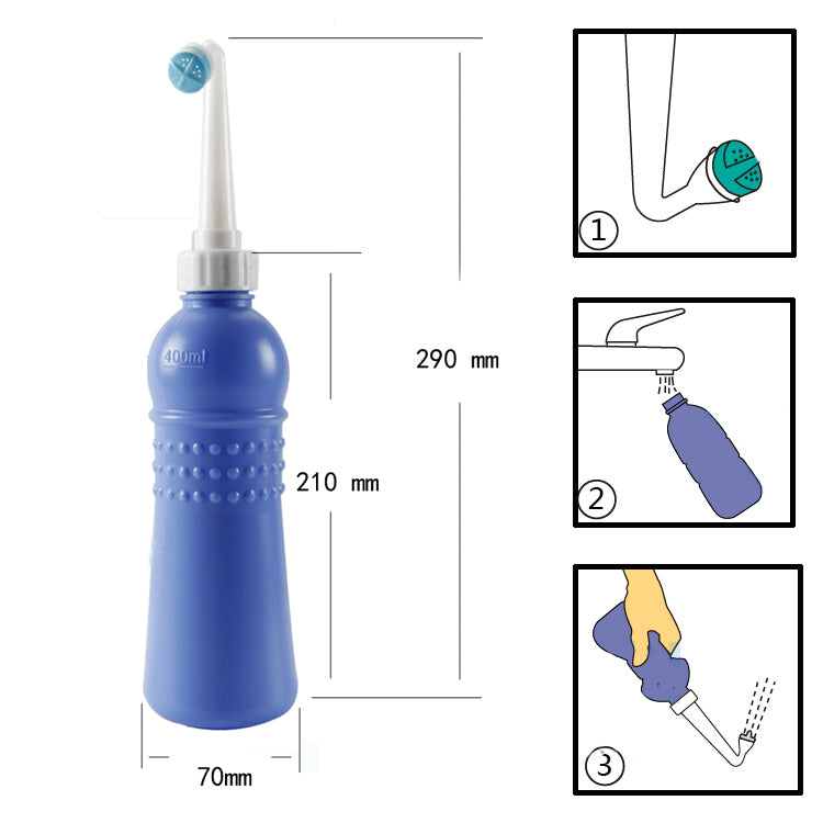 400ml LEKANG Portable ABS Manual Operation Bidet For Man Women Kids Cleaning Device