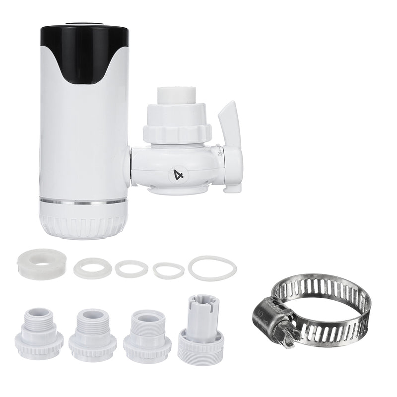 3000W 220V Electric Instant Heat Faucet Tap LED Display Hot Water Kitchen Sink Faucet