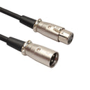 REXLIS 1.8/ 3M 3-Pin XLR Male To XLR Female Microphone Audio Cable