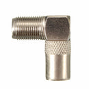 90 Degree Right Angled TV Aerial Cable Connector Male Coax Plug to Female Socket