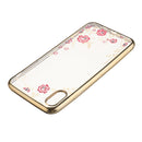 Bakeey Flowers Translucent Shockproof Soft TPU Back Cover Protective Case for iPhone XS Max