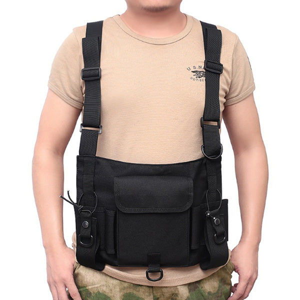 Military Tactical Vest Tactical Bag Vest Adjustable CS Assault Protective Clothes Hunting Vest