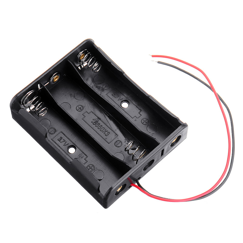 5pcs 4 Slots 18650 Battery Holder Plastic Case Storage Box for 4*3.7V 18650 Lithium Battery