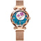 DOM G-1275 Mesh Steel Band Elegant Design Ladies Watch Date Display Quartz Watch