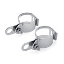 28mm to 43 mm Motorcycle Headlight Mounting Bracket Metal Chrome
