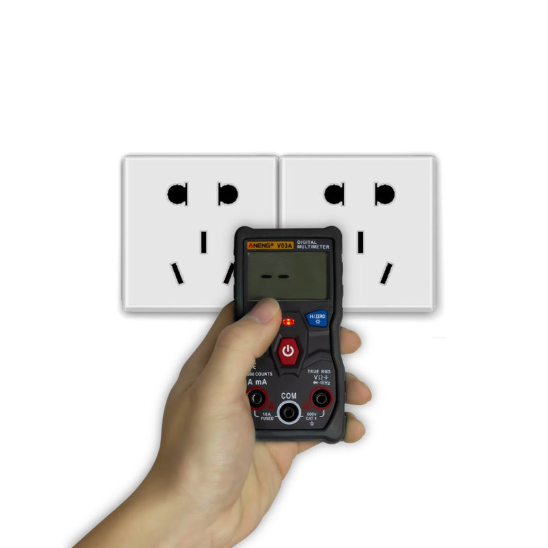 ANENG V03A Automatic Intelligent Gear Recognition Electrician NCV Pocket True RMS Digital Multimeter 4000 Counts Resistance Frequency Buzzer NCV Diode Measurement