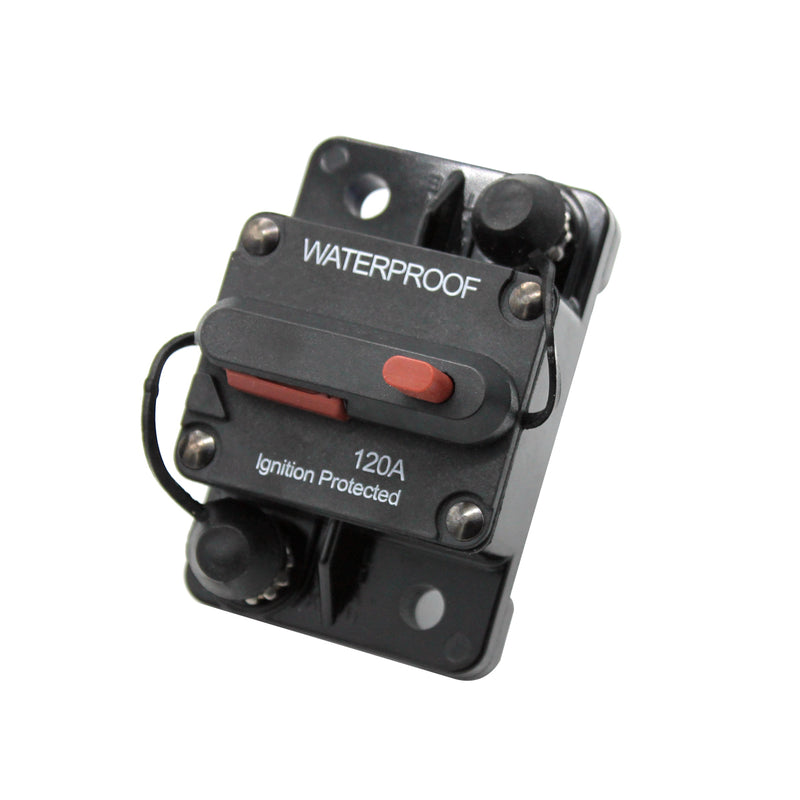 Waterproof 12V 24V 60A-200A AMP Circuit Breaker Dual Battery Manual Reset Fuse