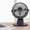 360 Rotation Mini Fan Battery Operated/USB Rechargeable Clip on Fan for Baby Stroller/Gym/Office/Study