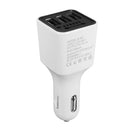 Car 3 USB Charger Negative Ion Ionizer Oxygen Generator Cleaner Air Purifier