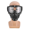Goggles Glasses Face Mask Motorcycle Riding Sport Dirt Bike Protector Skull  hanzhetrade