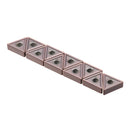 Drillpro 10pcs TNMG160408 MS CVD Carbide Insert Turning Tool Insert for DTGNR/L PTFBR/L