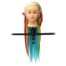 8 Colors Salon Hairdressing Braiding Practice Mannequin Hair Training Head Models With Clamp Holder