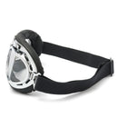 Universal Motorcycle  Helmet Scooter Goggles Black pilot style