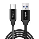CAGABI TPE 480Mbps 5V 2.4A USB Type-C Sync Data Cable for Samsung Xiaomi 6 Oneplus
