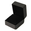 Black Clamshell Watch Bracelet Velvet Gift Box Holder Cushion Pillow