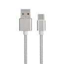 FONENG Metal Alloy  1M TYPE-C Nylon Braid USB Charging Cable for Tablet Cell Phone