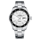 LONGBO 80512 Polygon Dial Simple Full Steel Men Luminous Display Quartz Watch