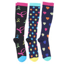 3Pairs Compression Socks Travel Stockings Running Anti Fatigue