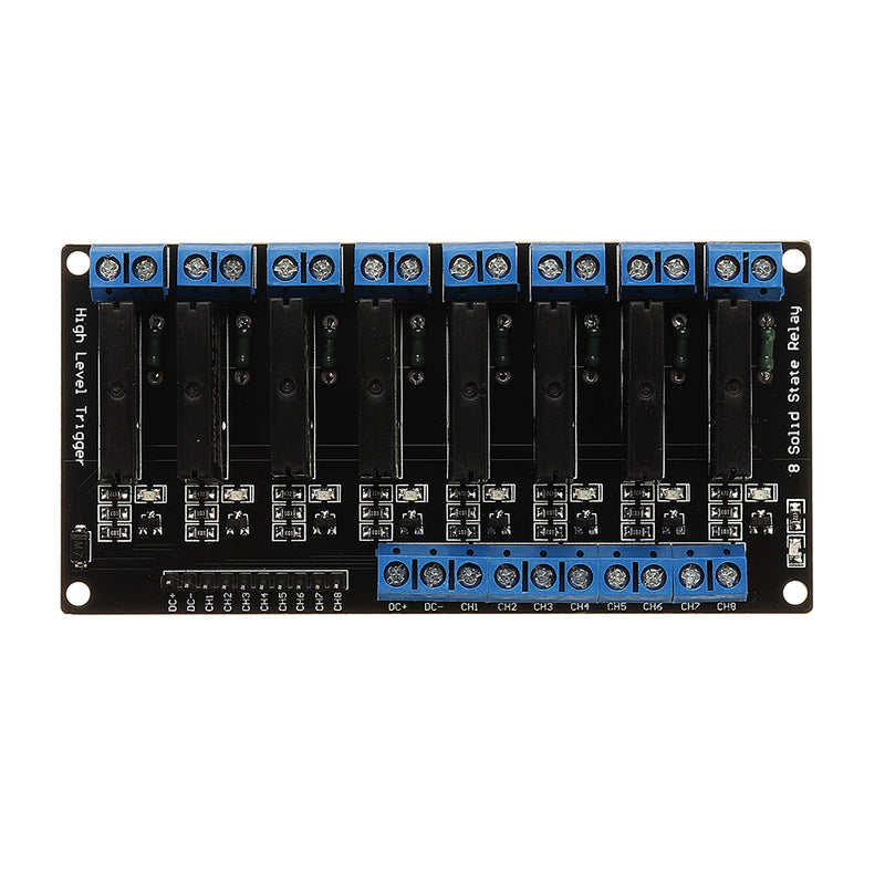 5V 8 Channel Solid State Relay High Level Trigger Module For