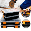 Plastic Carry Tool Storage Box Case Screw Hardware Display Organizer Container