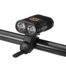 XANES DL09 1000LM 2 x XPE LED 150 Wide Angle 5 Modes Smart Power Indicator IPX6 Bike Light