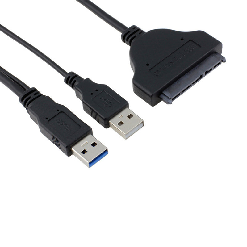 ITHOO 2 * USB3.0 to SATA Data Cable 2.5" Hard Drive Converter Cable Support UASP for the SATA Hard Disk