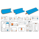 Bone Medical First Aid Roll Splint Leg Support Wrist Fixed Fracture Protect Corrector