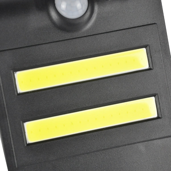 Solar Power PIR Motion Sensor COB LED Light Outdoor Garden IP65 Security Wall Light