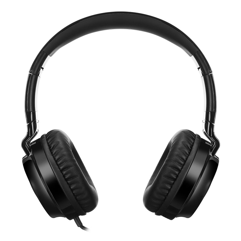Pincun C60 Foldable Wired Headset Headphone 4D Stereo Portable 3.5mm Wired Over-ear Headset with Mic