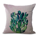 Honana 45x45cm Cactus 5 Optional Patterns Cotton Linen Sofa Pillow Case Cushion Cover
