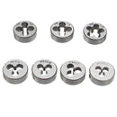 8pcs Metric Screw Tap Wrench and Die Set M3-M12 Nut Bolt Alloy Metal Hand Tools